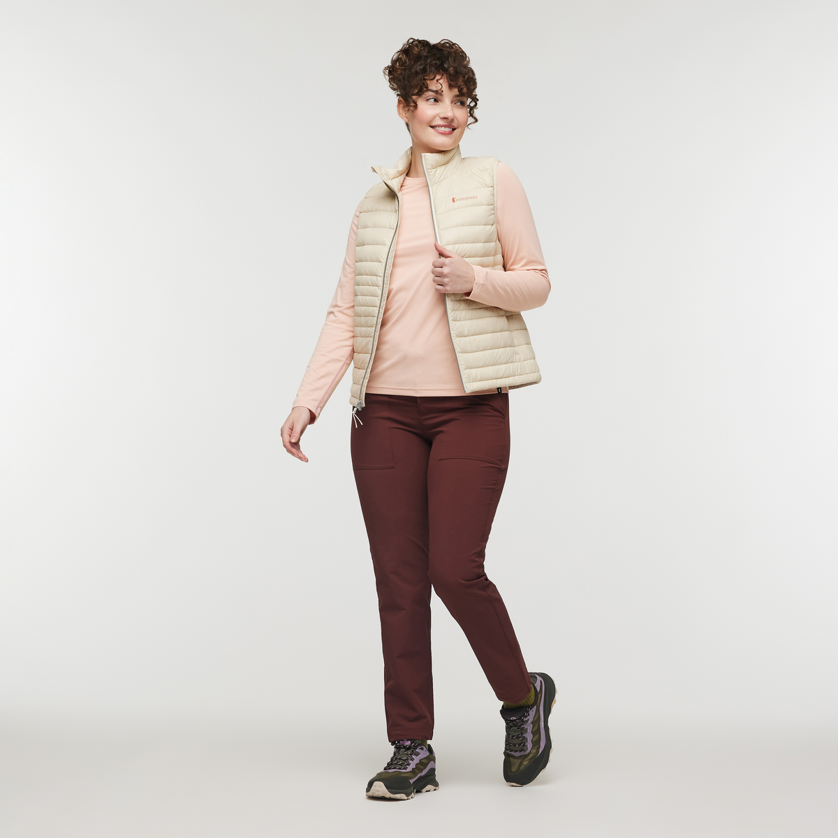 Fuego Down Vest - Women's, Cotopaxi Cream, Model Courtney