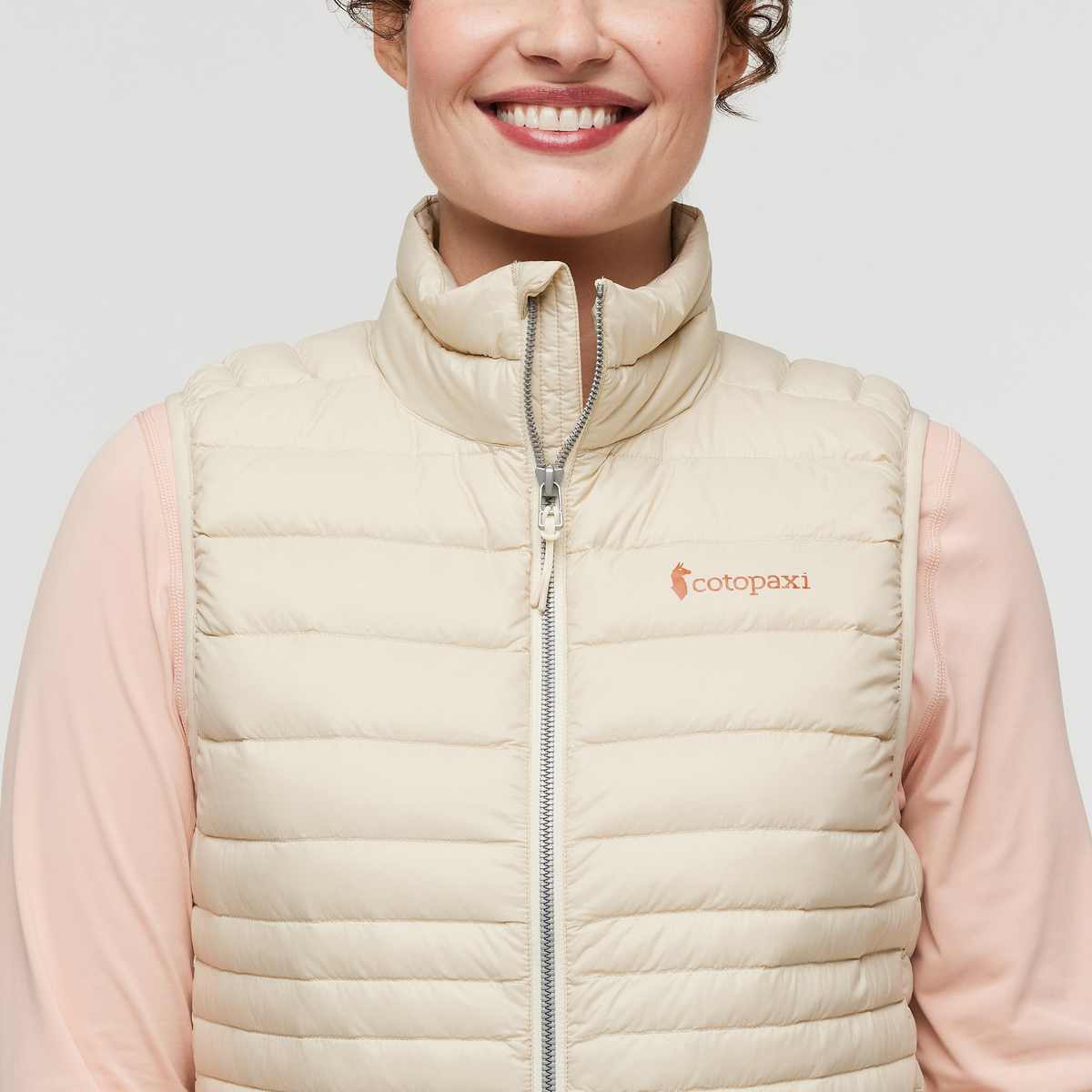 Fuego Down Vest - Women's, Cotopaxi Cream, Model Courtney