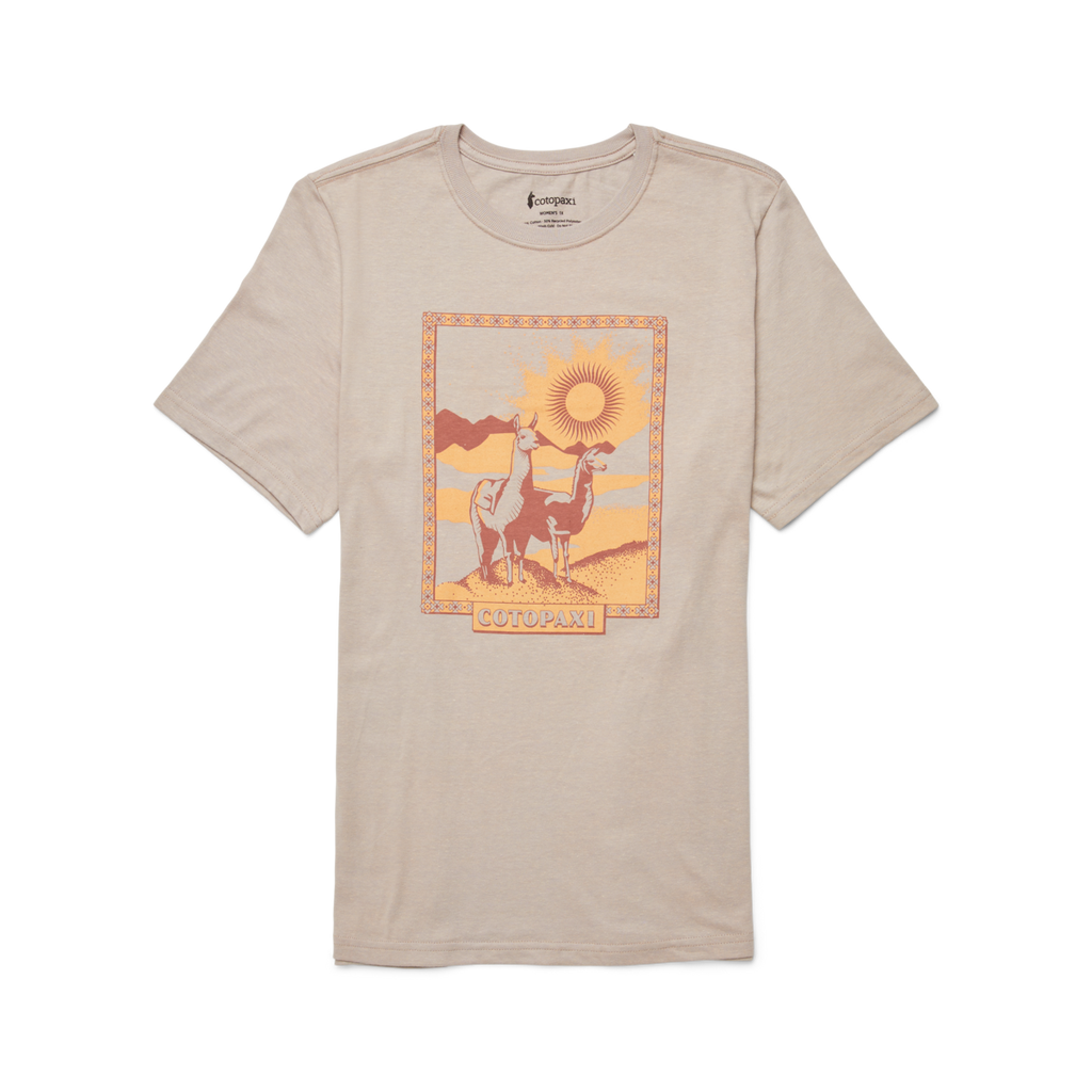 Llama Greetings T-Shirt - Women's, Oatmeal