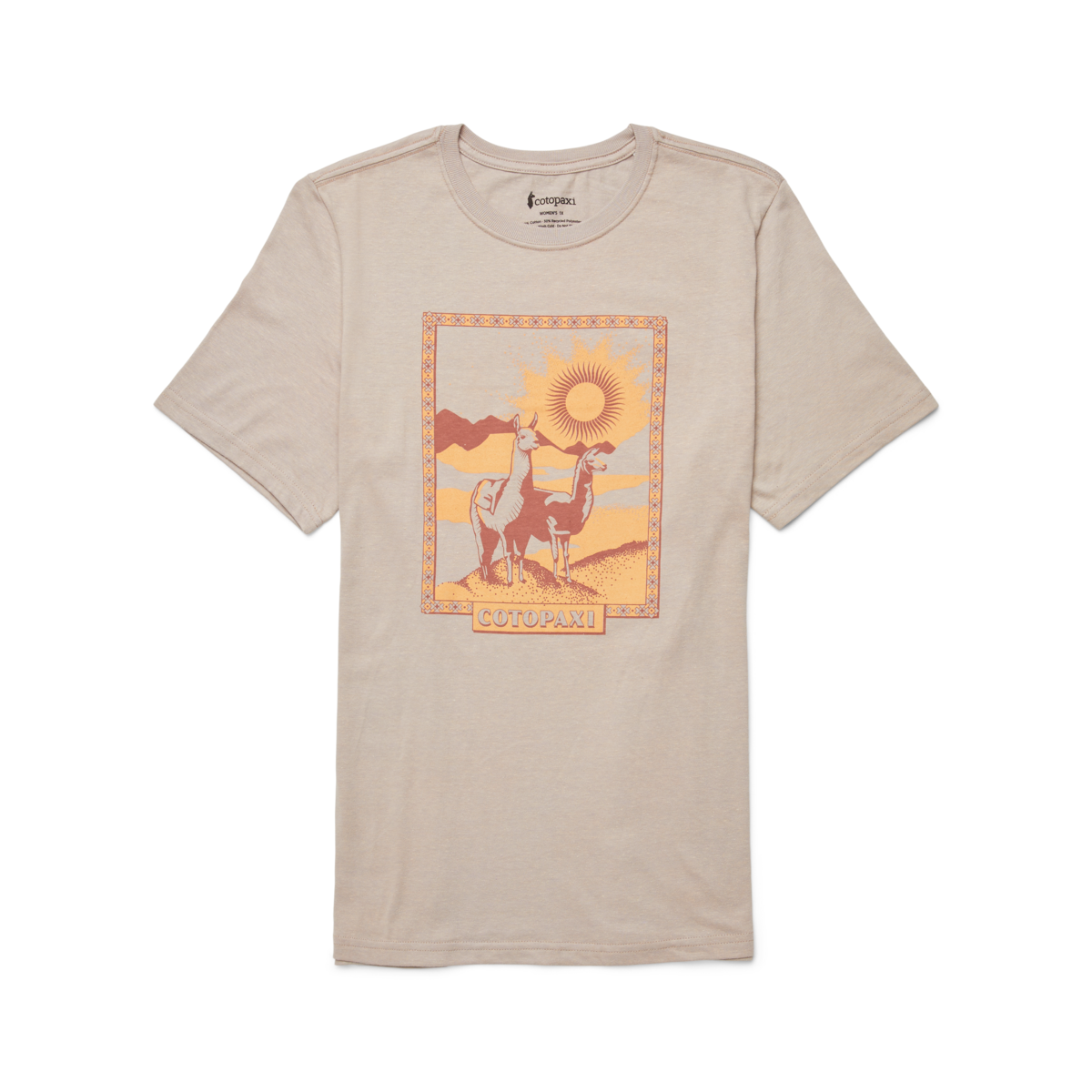 Llama Greetings T-Shirt - Women's, Oatmeal