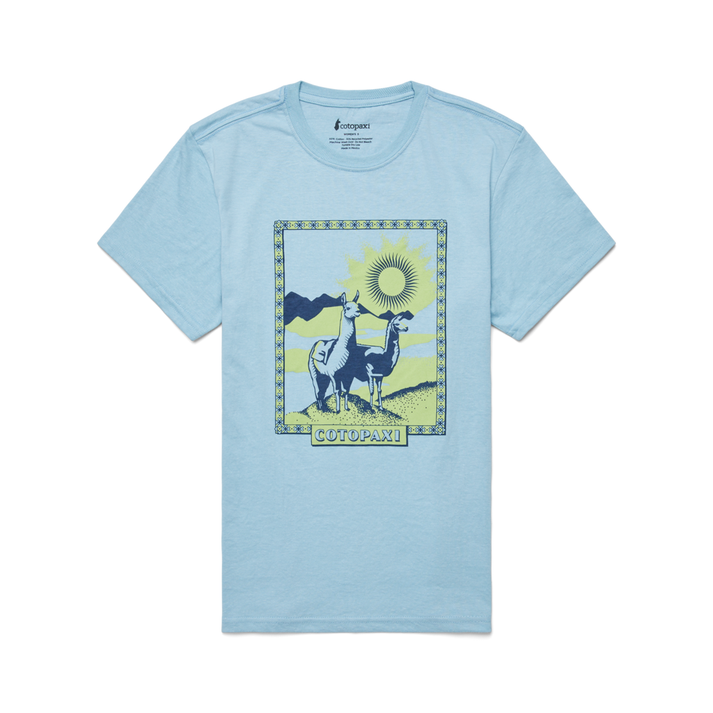 Llama Greetings T-Shirt - Women's, Sea Spray