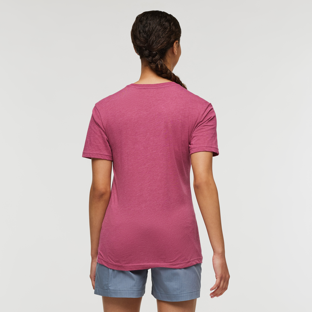 Llama Sequence T-Shirt - Women's, Sangria, Model London