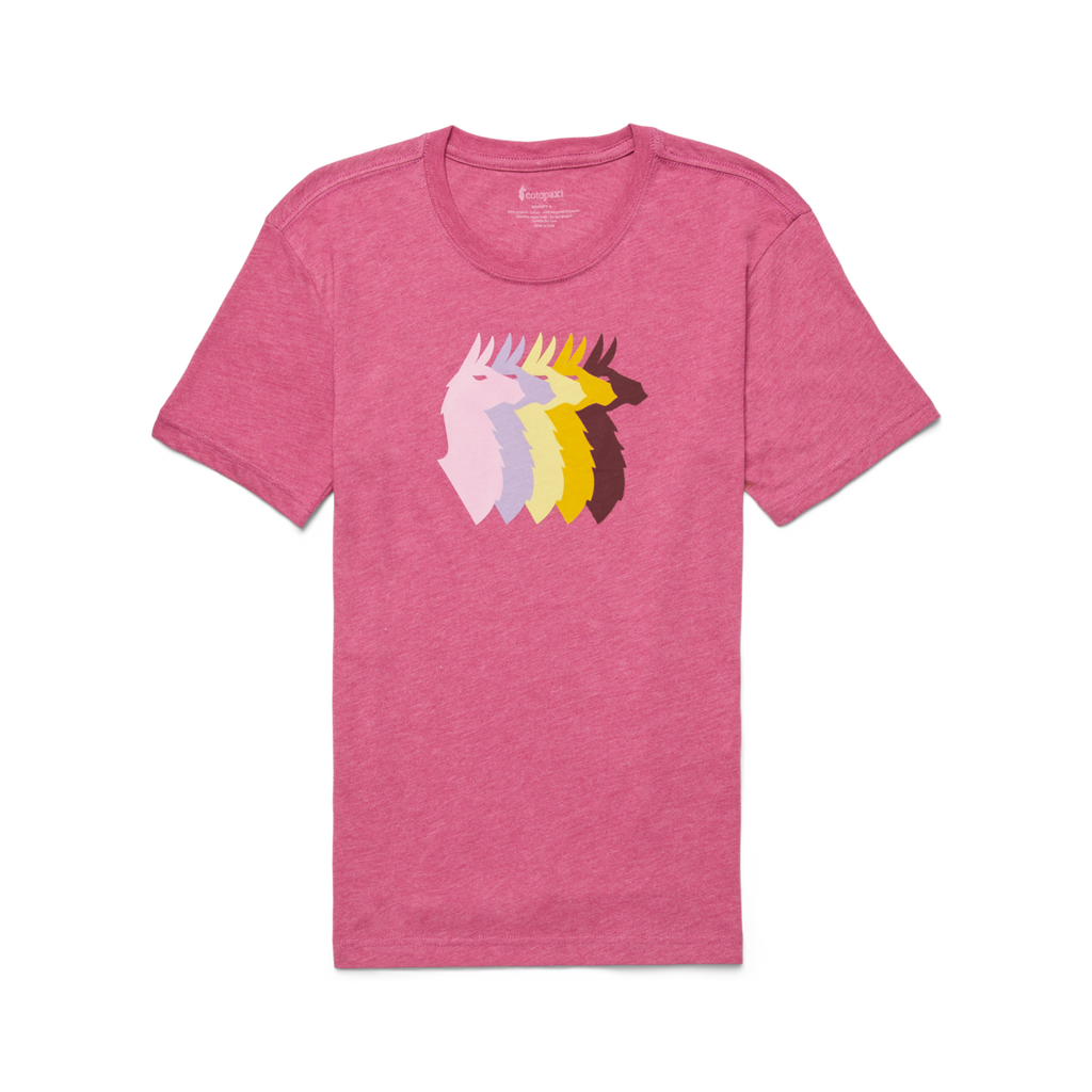 Llama Sequence T-Shirt - Women's, Sangria