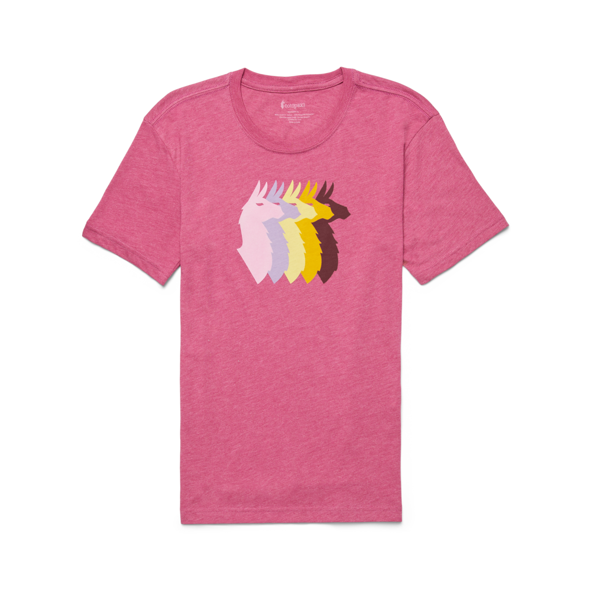 Llama Sequence T-Shirt - Women's, Sangria