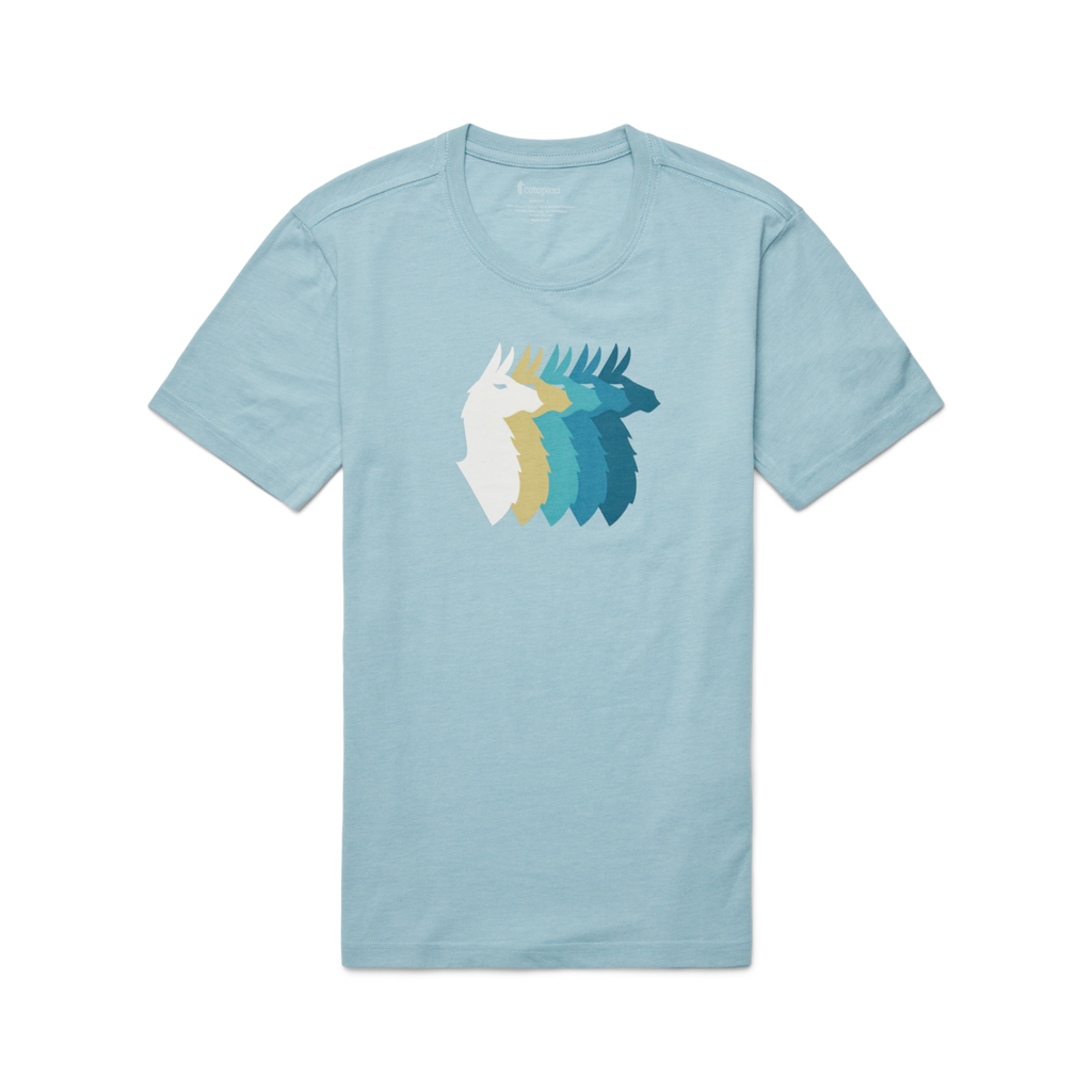 Llama Sequence T-Shirt - Women's, Sea Spray