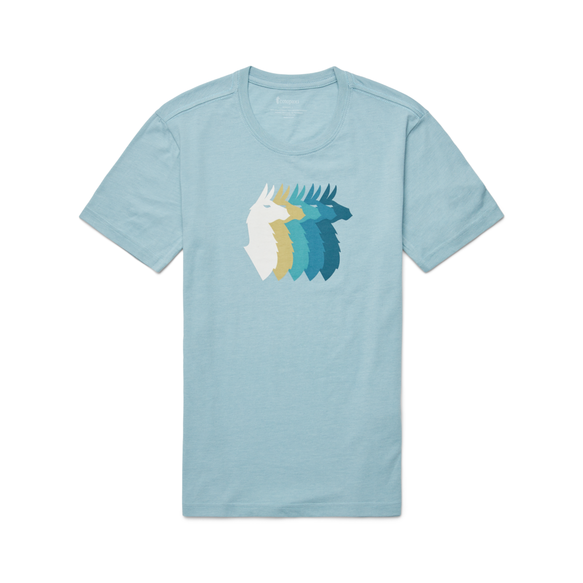 Llama Sequence T-Shirt - Women's, Sea Spray