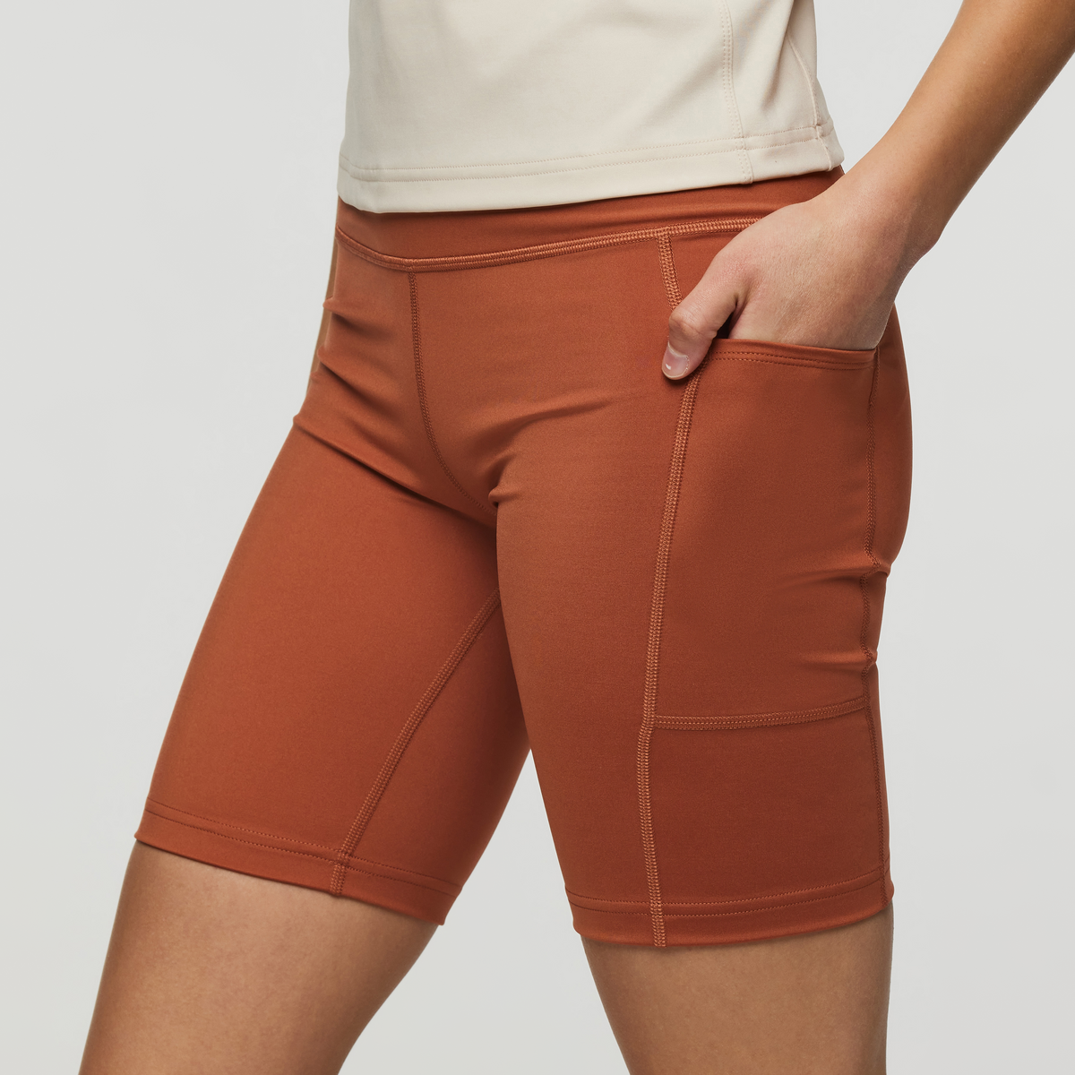 Muevo Bike Short - Women's, Faded Brick, Model London