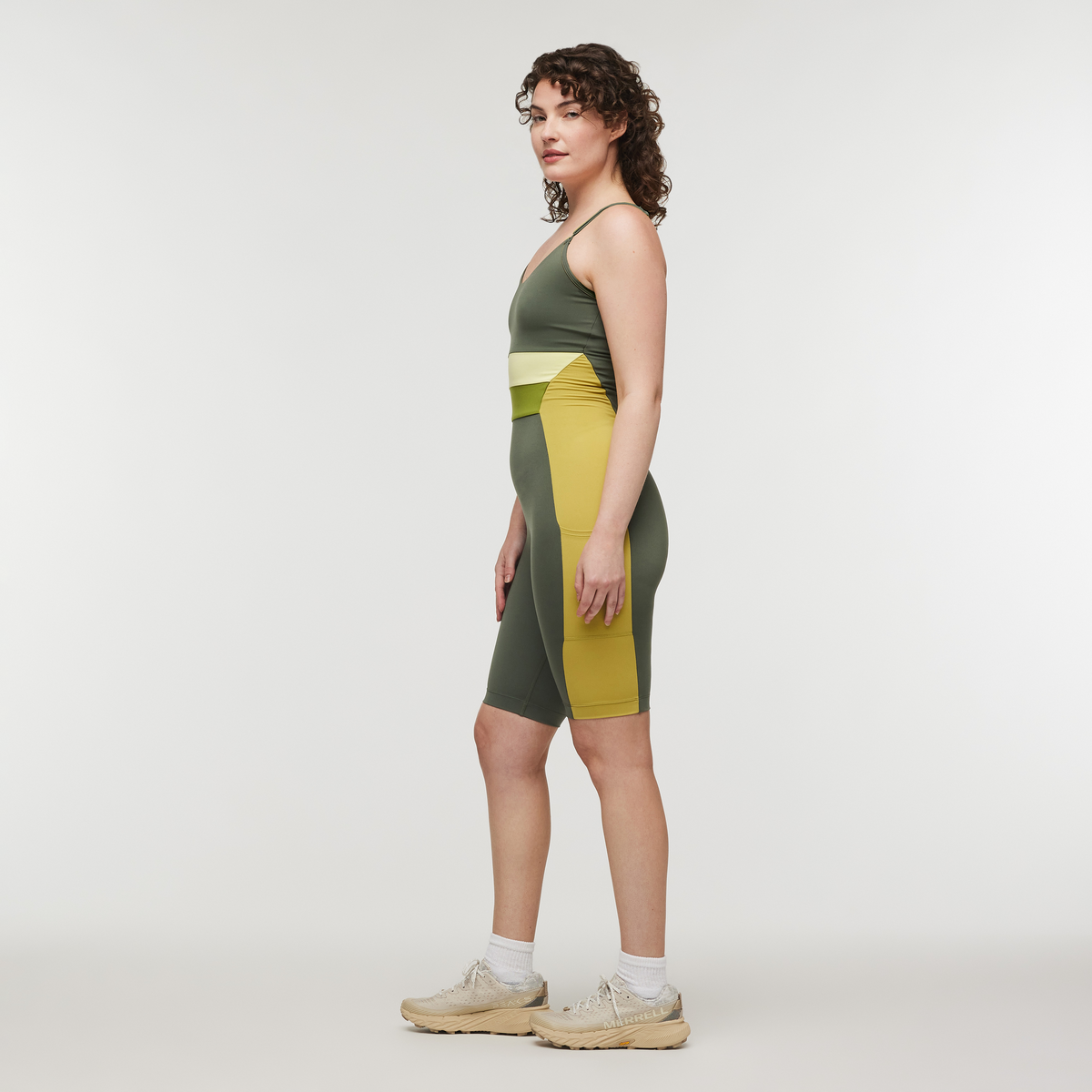 Muevo Bodysuit - Women's, Fatigue, Model Courtney