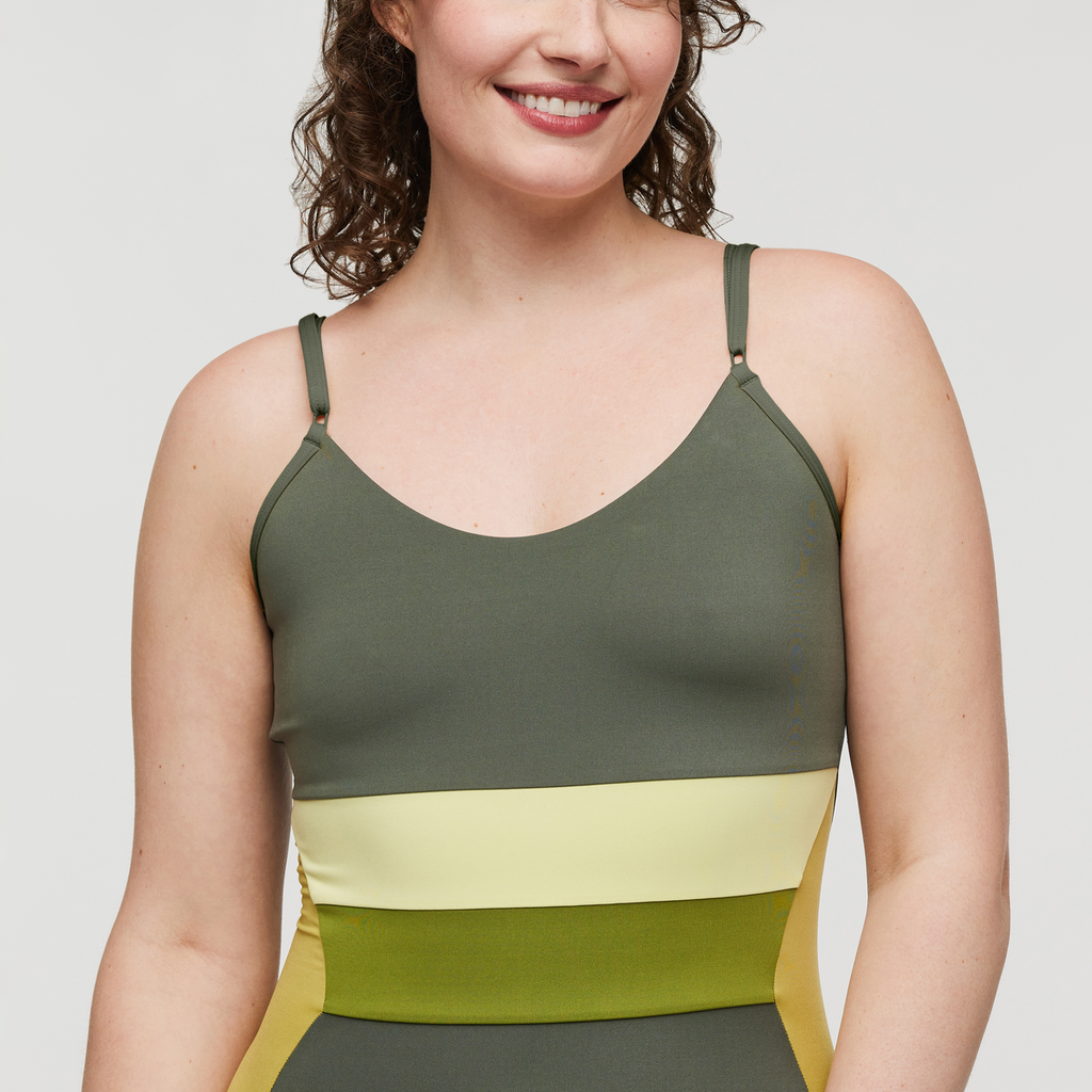 Muevo Bodysuit - Women's, Fatigue, Model Courtney