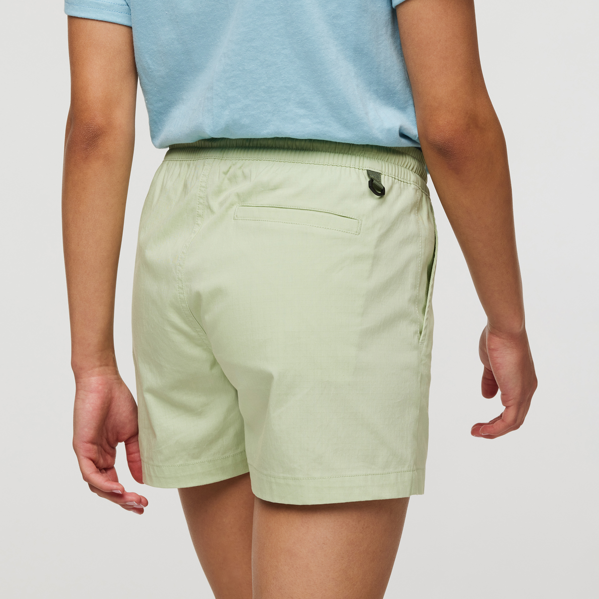 Salto Ripstop Short - Women's, Green Tea, Model London