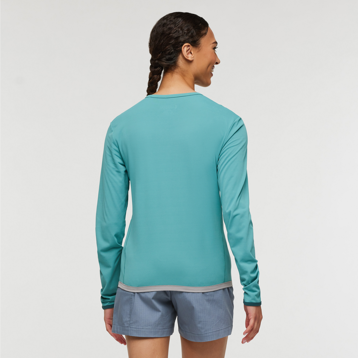 Sombra Long-Sleeve Sun Shirt - Women's, Coastal, Model London