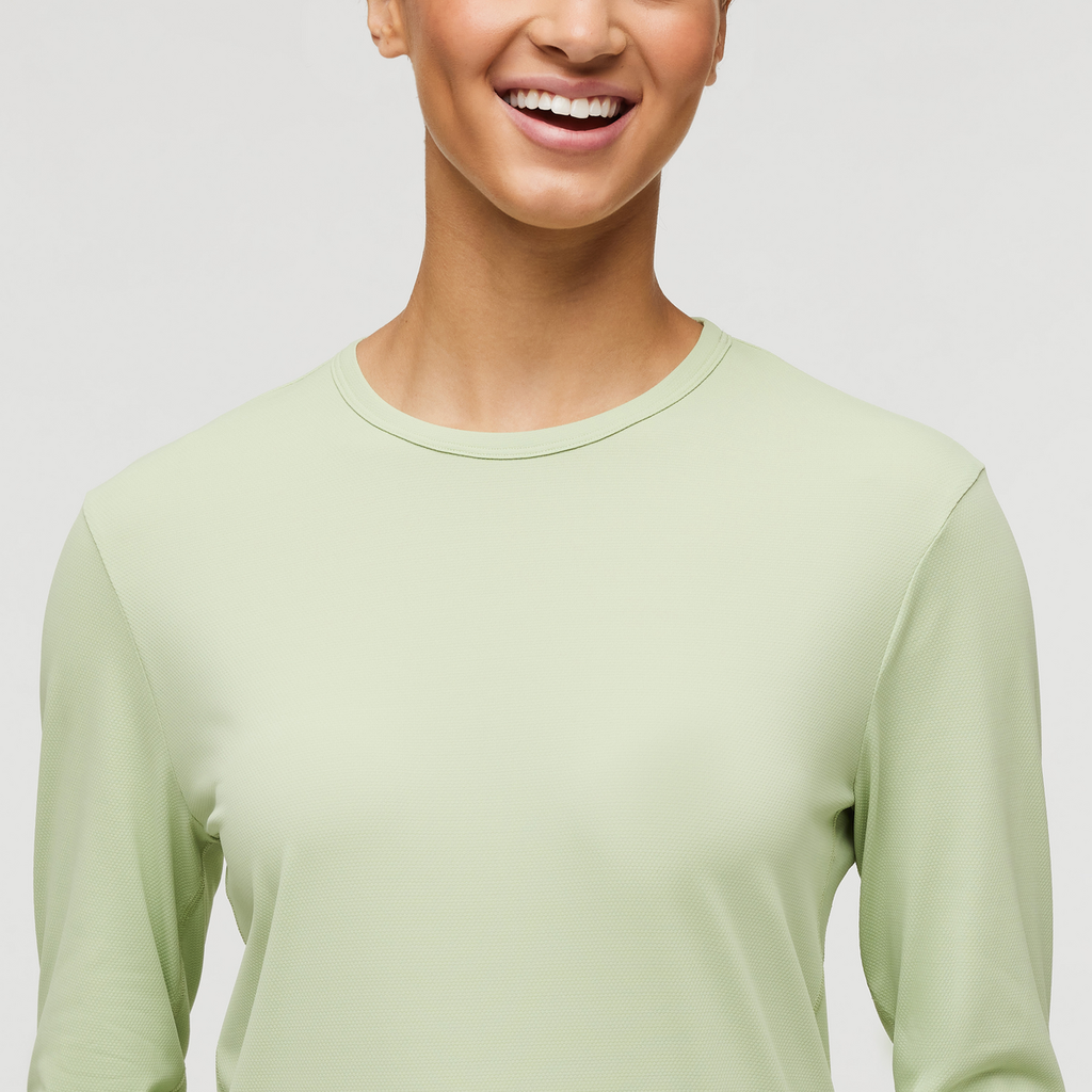Sombra Long-Sleeve Sun Shirt - Women's, Green Tea, Model London