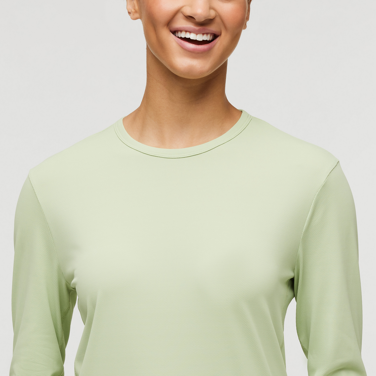Sombra Long-Sleeve Sun Shirt - Women's, Green Tea, Model London