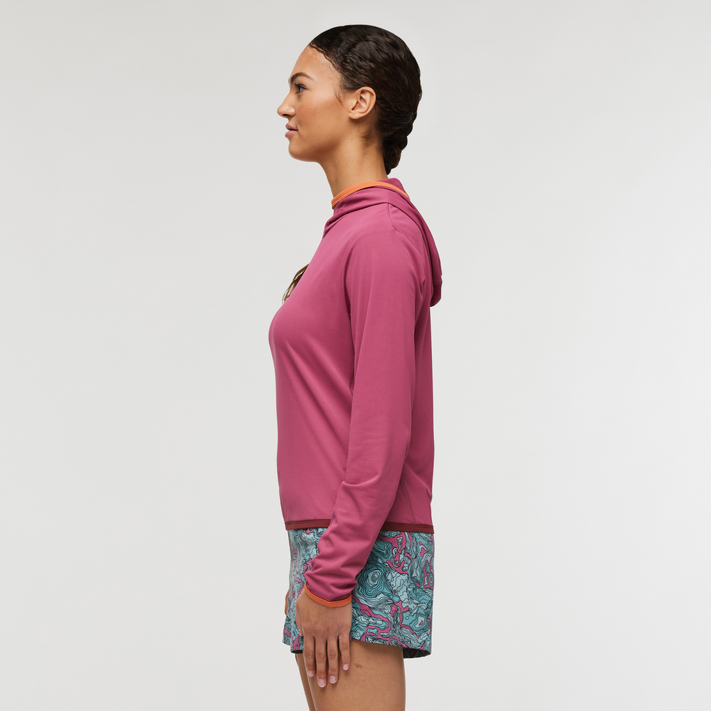 Sombra Sun Hoodie - Women's, Sangria, Model London