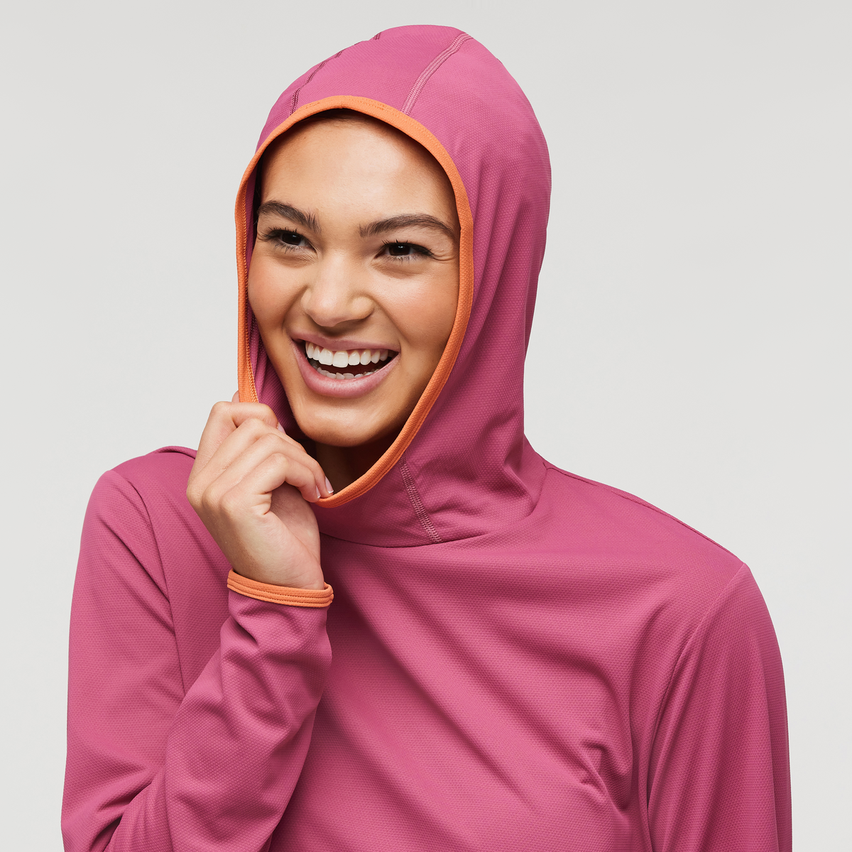 Sombra Sun Hoodie - Women's, Sangria, Model London