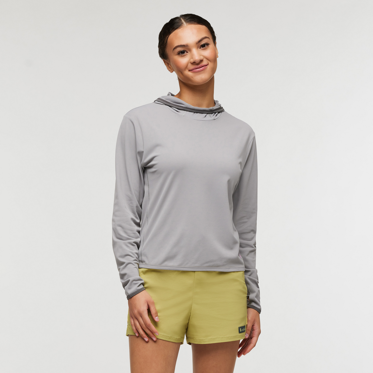 Sombra Sun Hoodie - Women's, Smoke, Model London