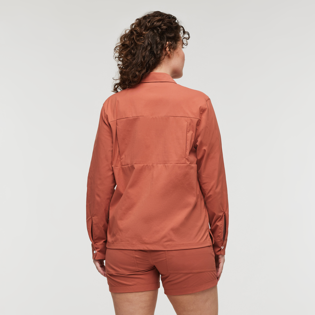 Sumaco Long-Sleeve Shirt - Women's, Faded Brick, Model Courtney