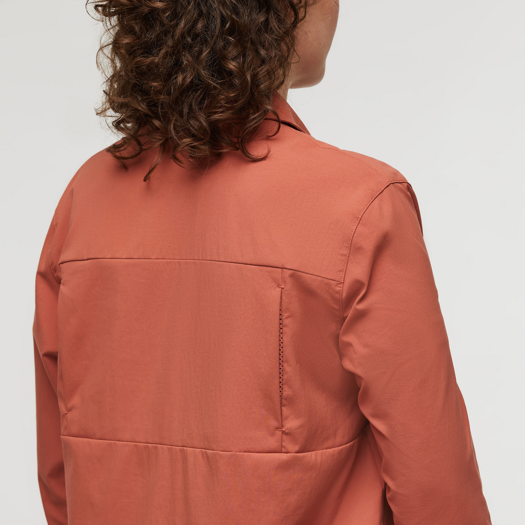 Sumaco Long-Sleeve Shirt - Women's, Faded Brick, Model Courtney