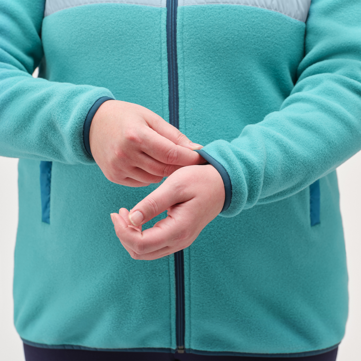 Teca Fleece Full-Zip Jacket - Women's, R and B, Model Jennifer