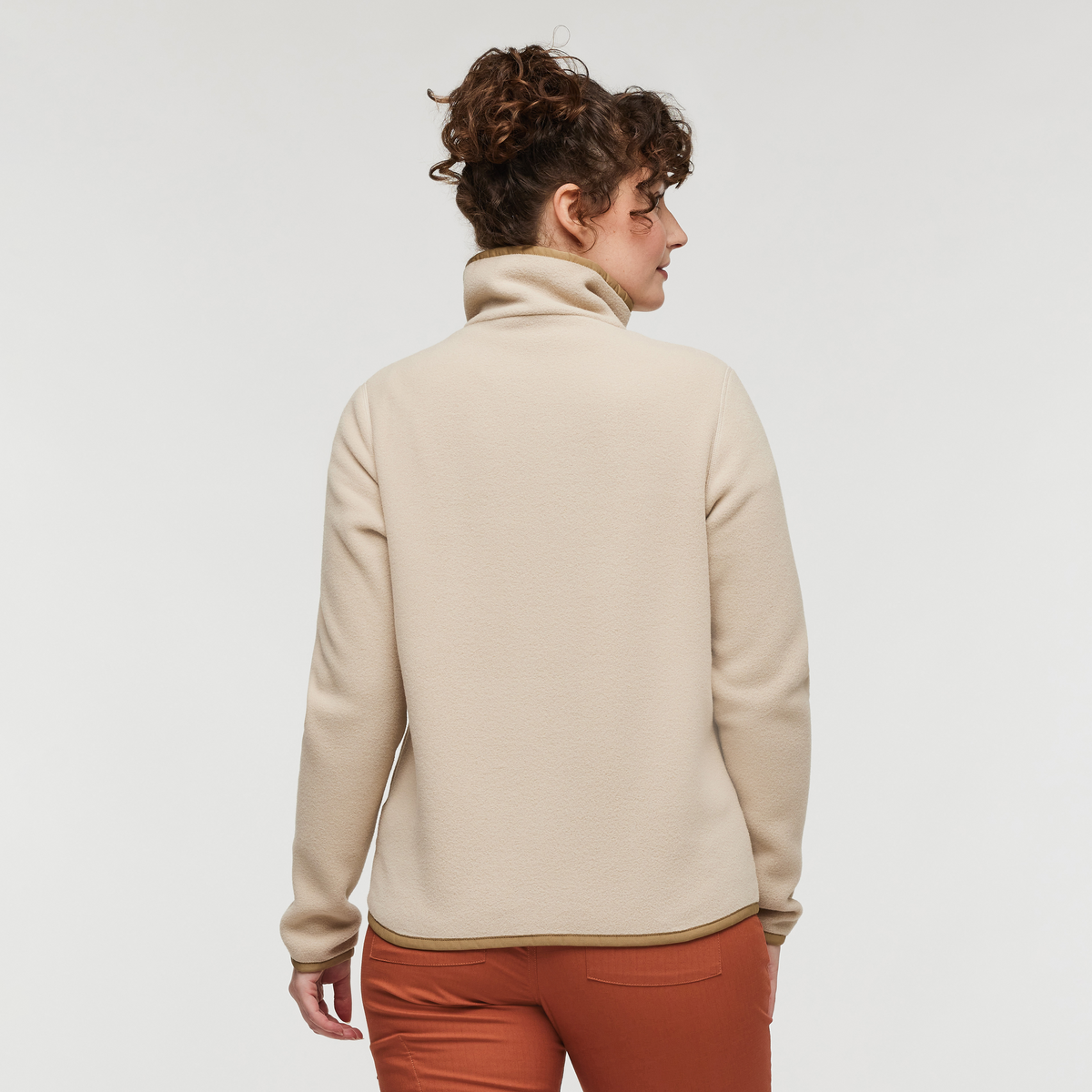 Teca Fleece Pullover - Women's, Sugar Cookie, Model Courtney