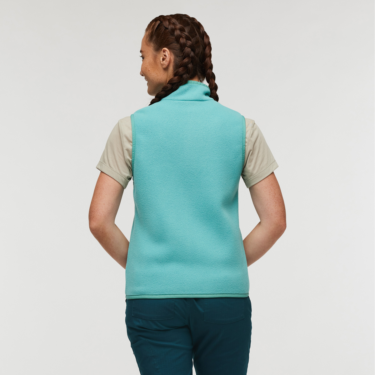 Teca Fleece Vest - Women's, Departures, Model Aya