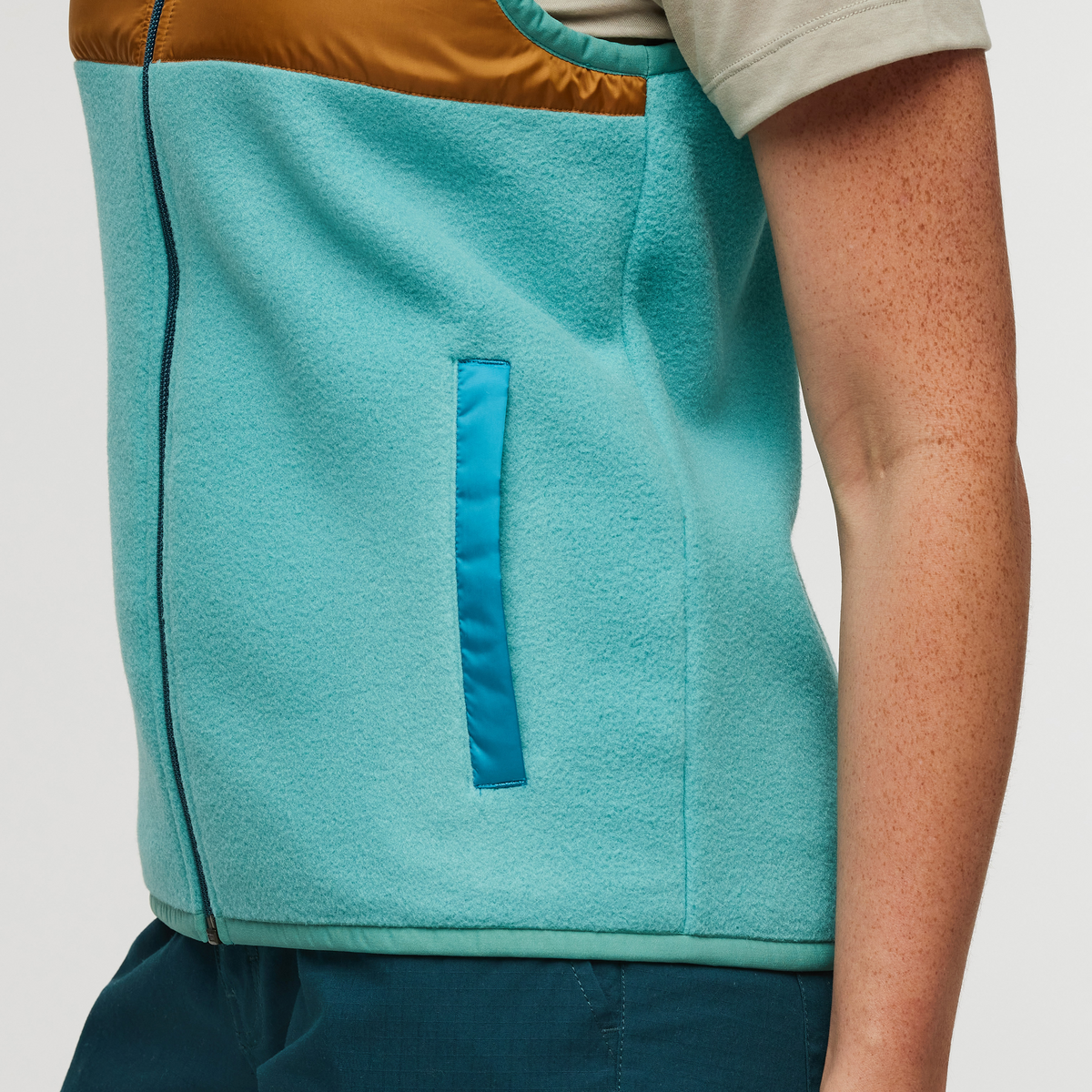 Teca Fleece Vest - Women's, Departures, Model Aya