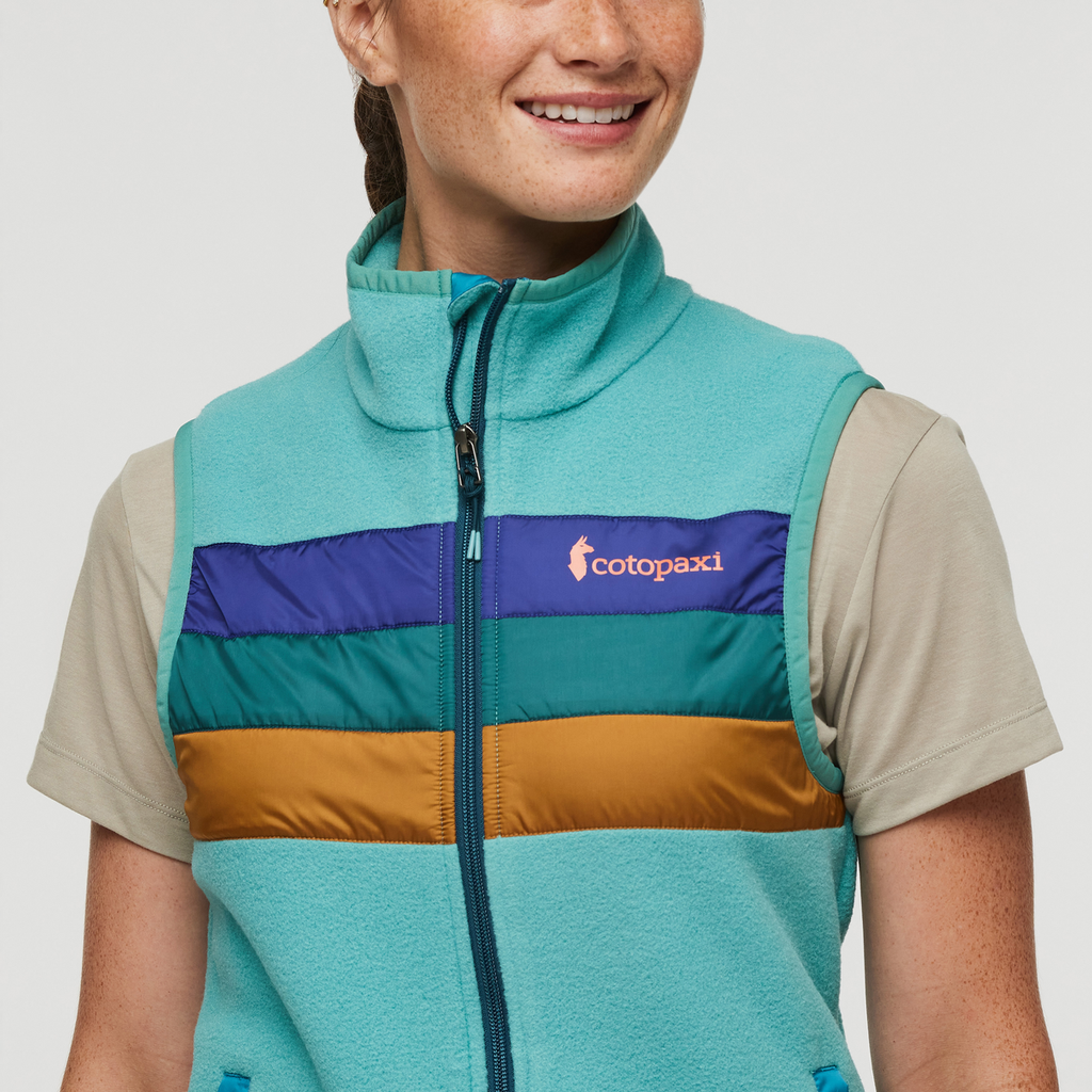 Teca Fleece Vest - Women's, Departures, Model Aya