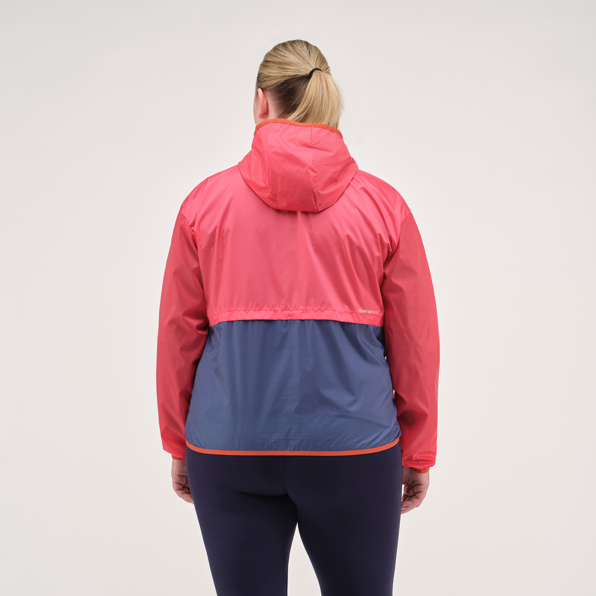 Teca Half-Zip Windbreaker - Women's, Floor Is Lava, Model Jennifer