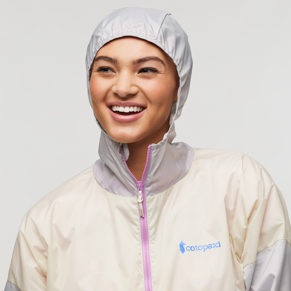 Teca Crop Jacket - Women's, Salt Flats, Model London