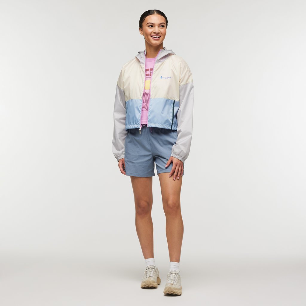 Teca Crop Jacket - Women's, Salt Flats, Model London