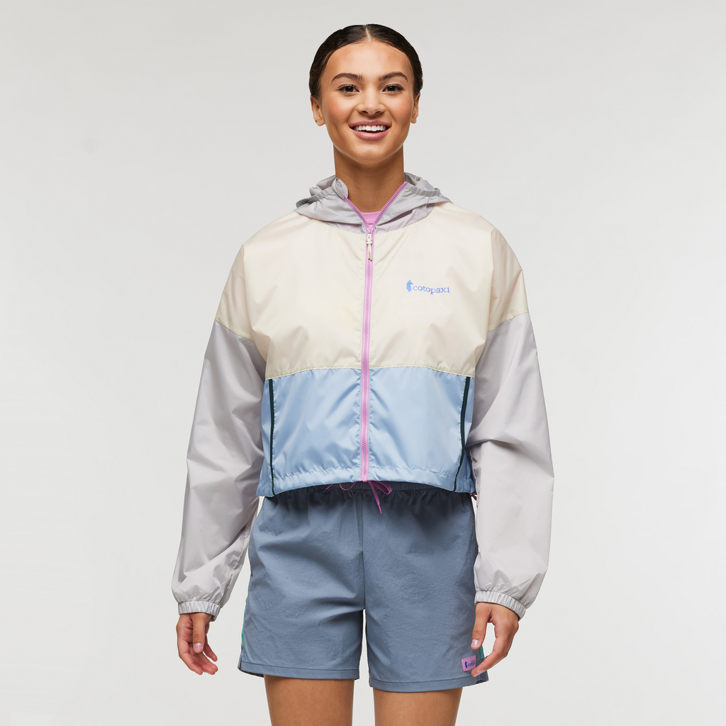 Teca Crop Jacket - Women's, Salt Flats, Model London