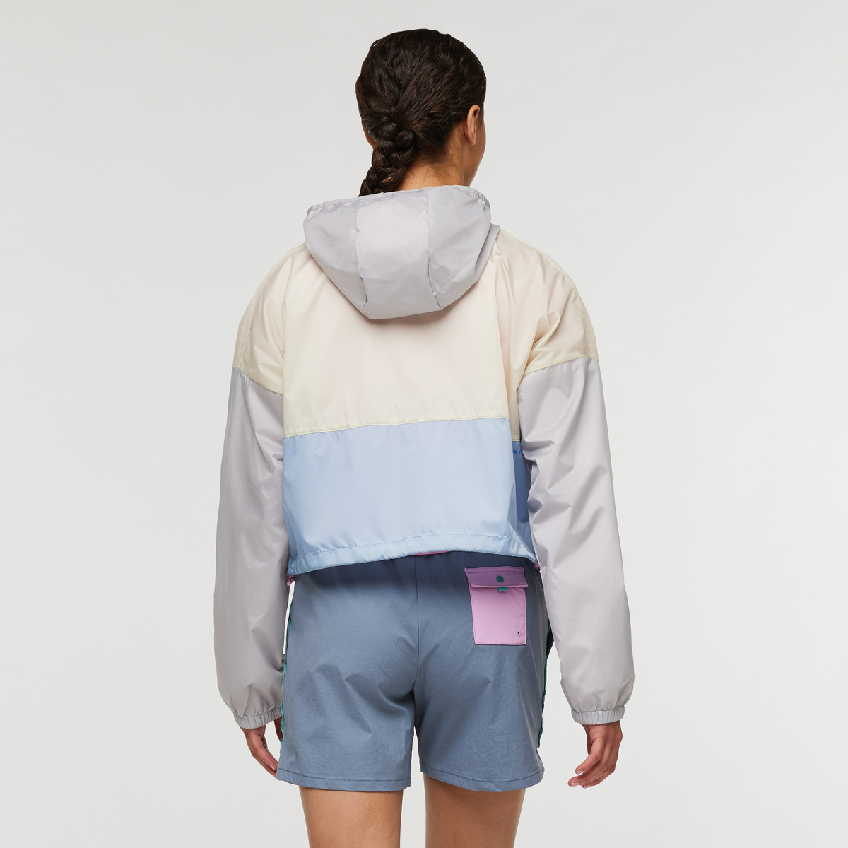 Teca Crop Jacket - Women's, Salt Flats, Model London