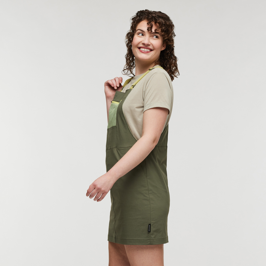 Tolima Overall Dress - Women's, Fatigue, Model Courtney