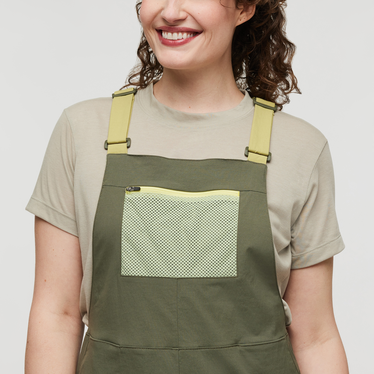 Tolima Overall Dress - Women's, Fatigue, Model Courtney