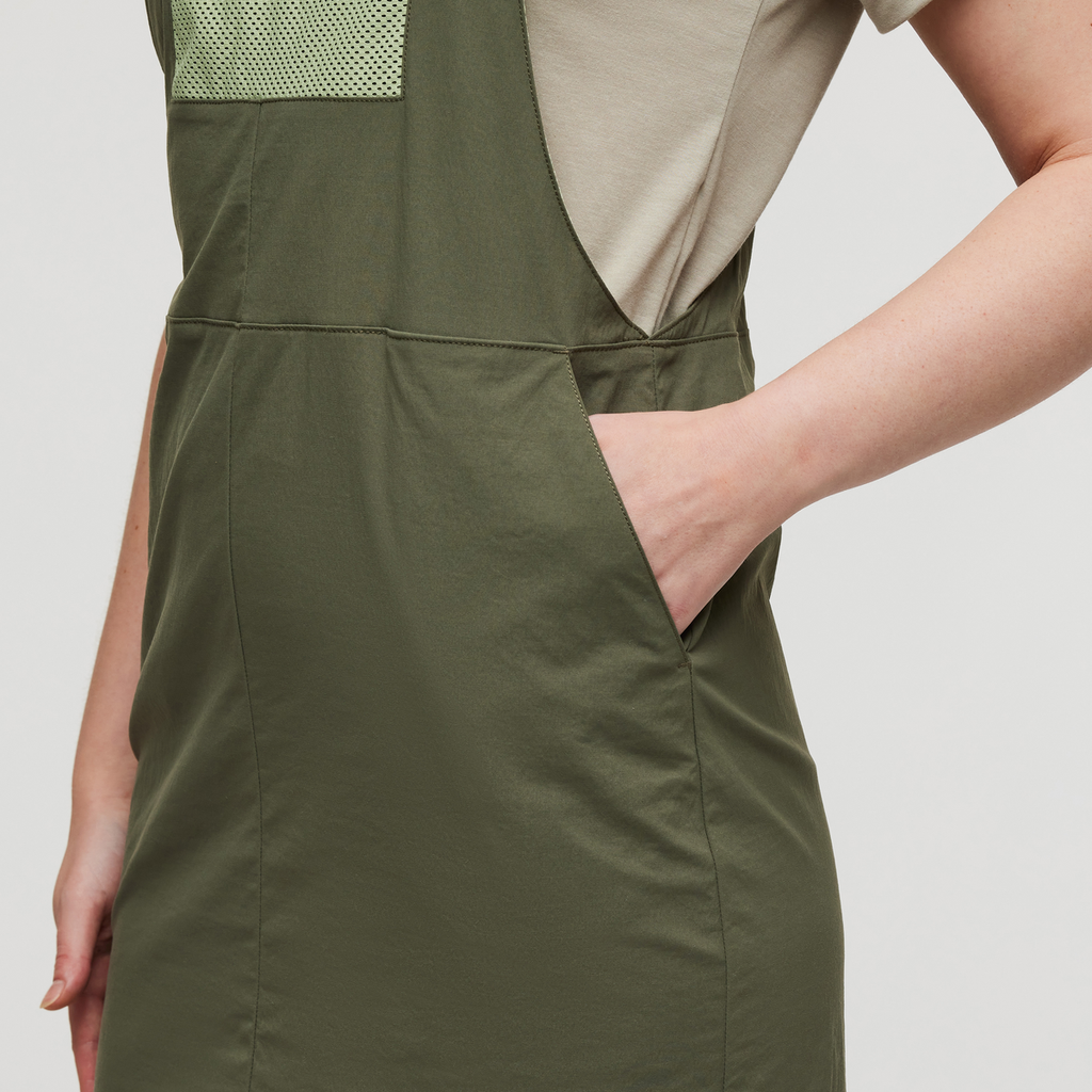 Tolima Overall Dress - Women's, Fatigue, Model Courtney