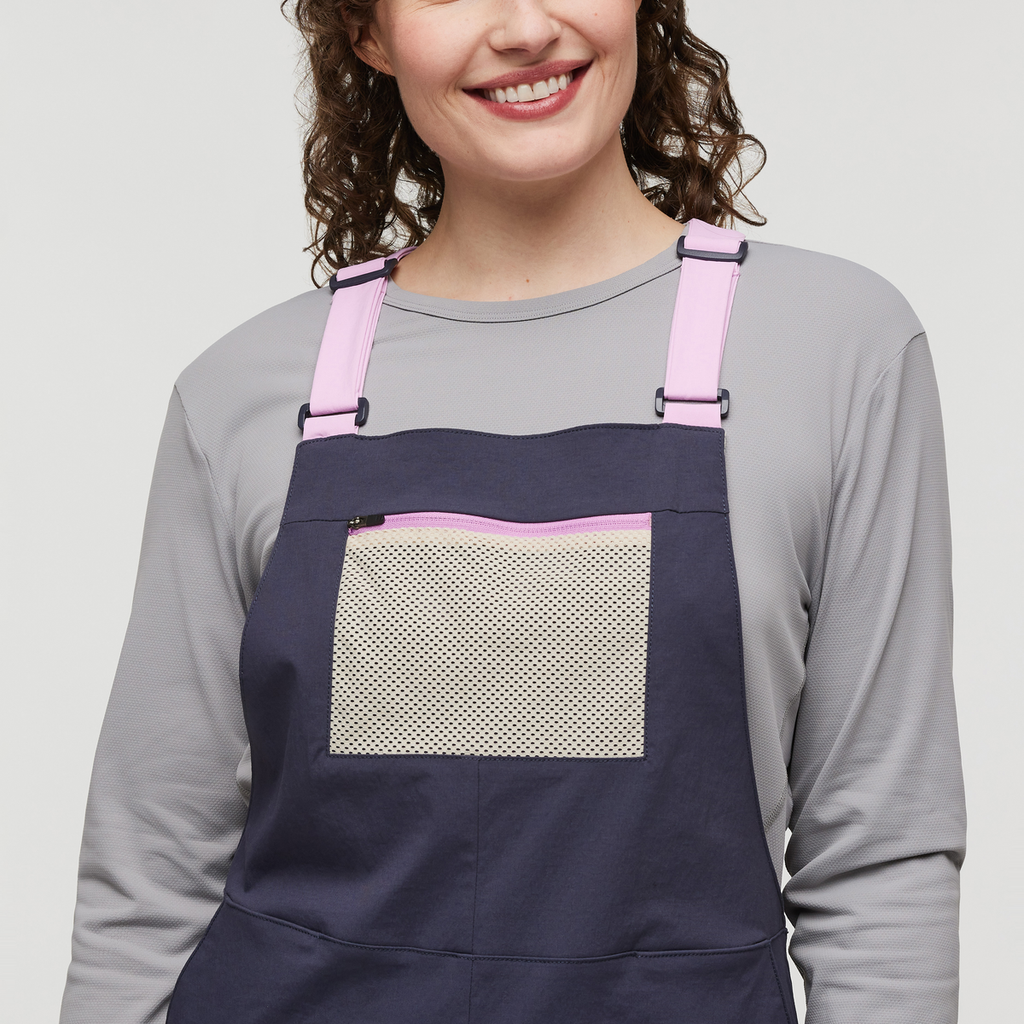 Tolima Overall Dress - Women's, Graphite, Model Courtney