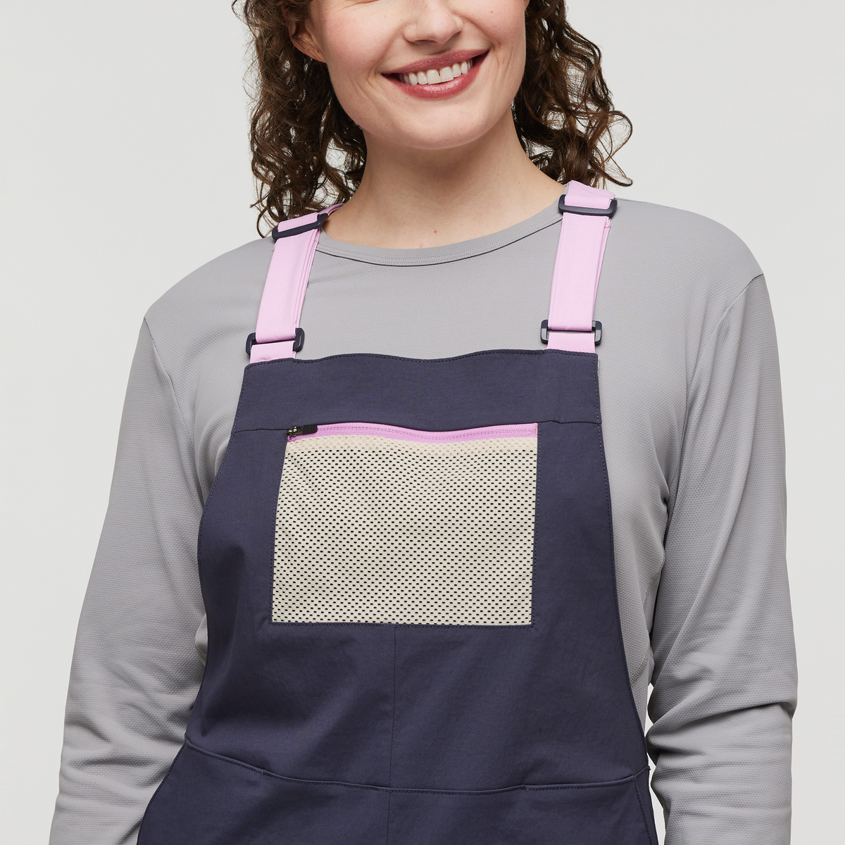 Tolima Overall Dress - Women's, Graphite, Model Courtney
