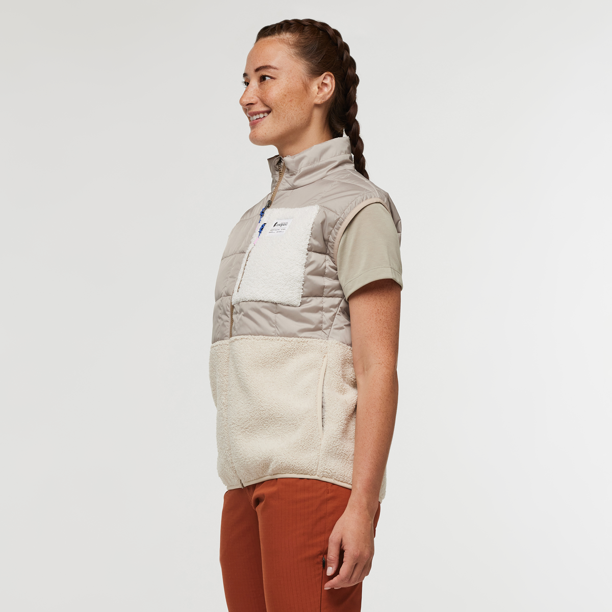 Trico Hybrid Vest - Women's, Oatmeal/Cream, Model Aya