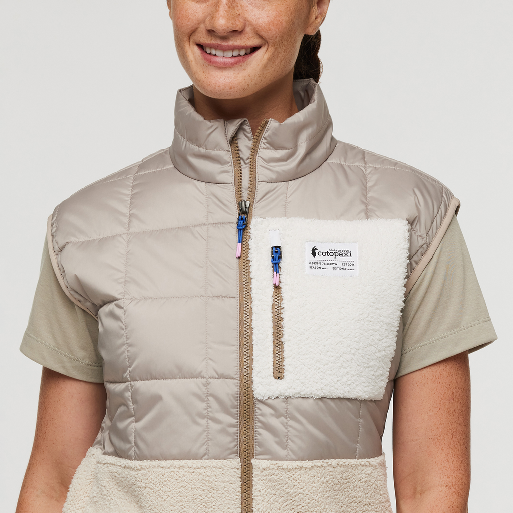 Trico Hybrid Vest - Women's, Oatmeal/Cream, Model Aya