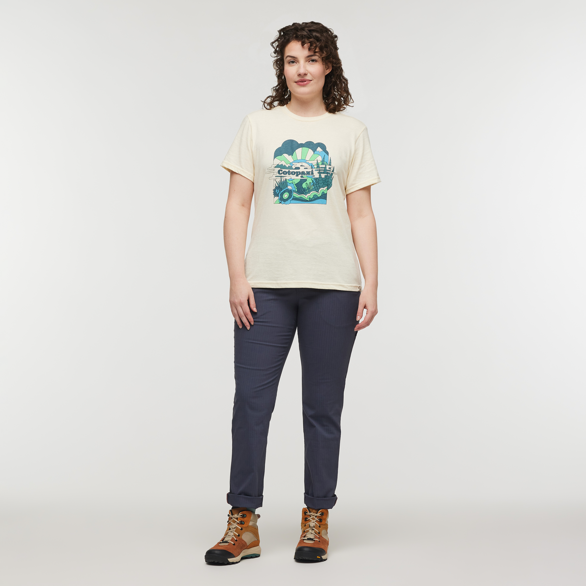 Utopia T-Shirt - Women's, Bone, Model Courtney