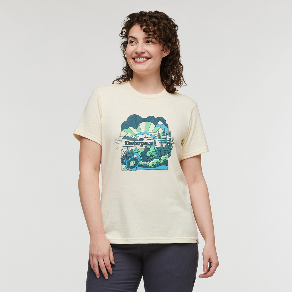 Utopia T-Shirt - Women's, Bone, Model Courtney