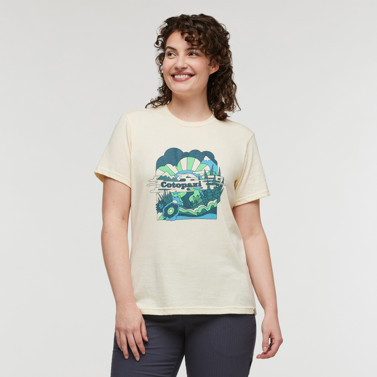 Utopia T-Shirt - Women's, Bone, Model Courtney