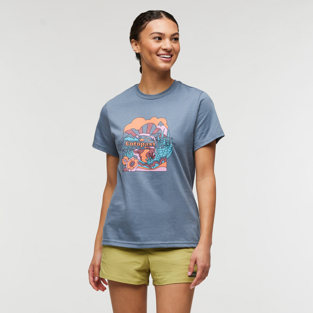 Utopia T-Shirt - Women's, Tempest, Model London