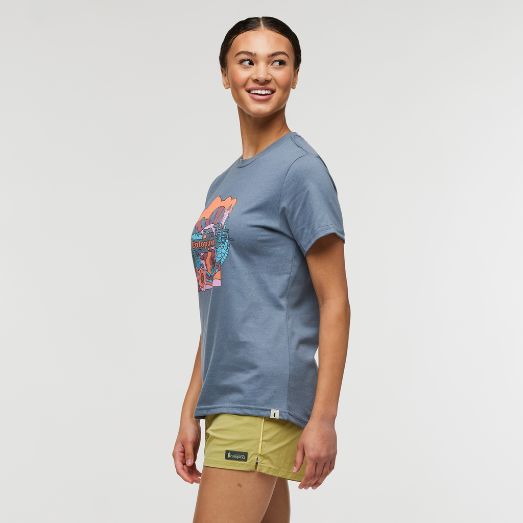 Utopia T-Shirt - Women's, Tempest, Model London
