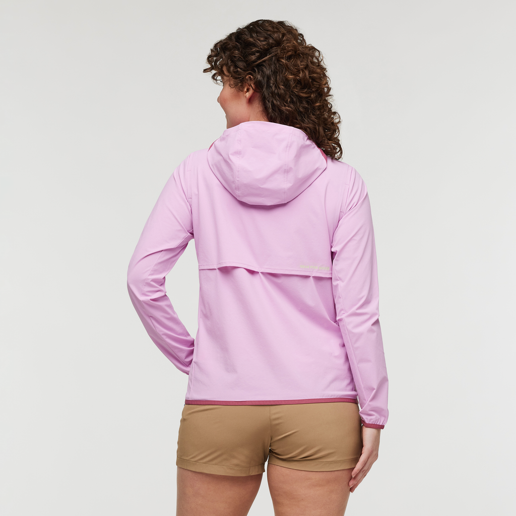 Vuelta Performance Windbreaker Jacket - Women's, Orchid Bloom, Model Courtney
