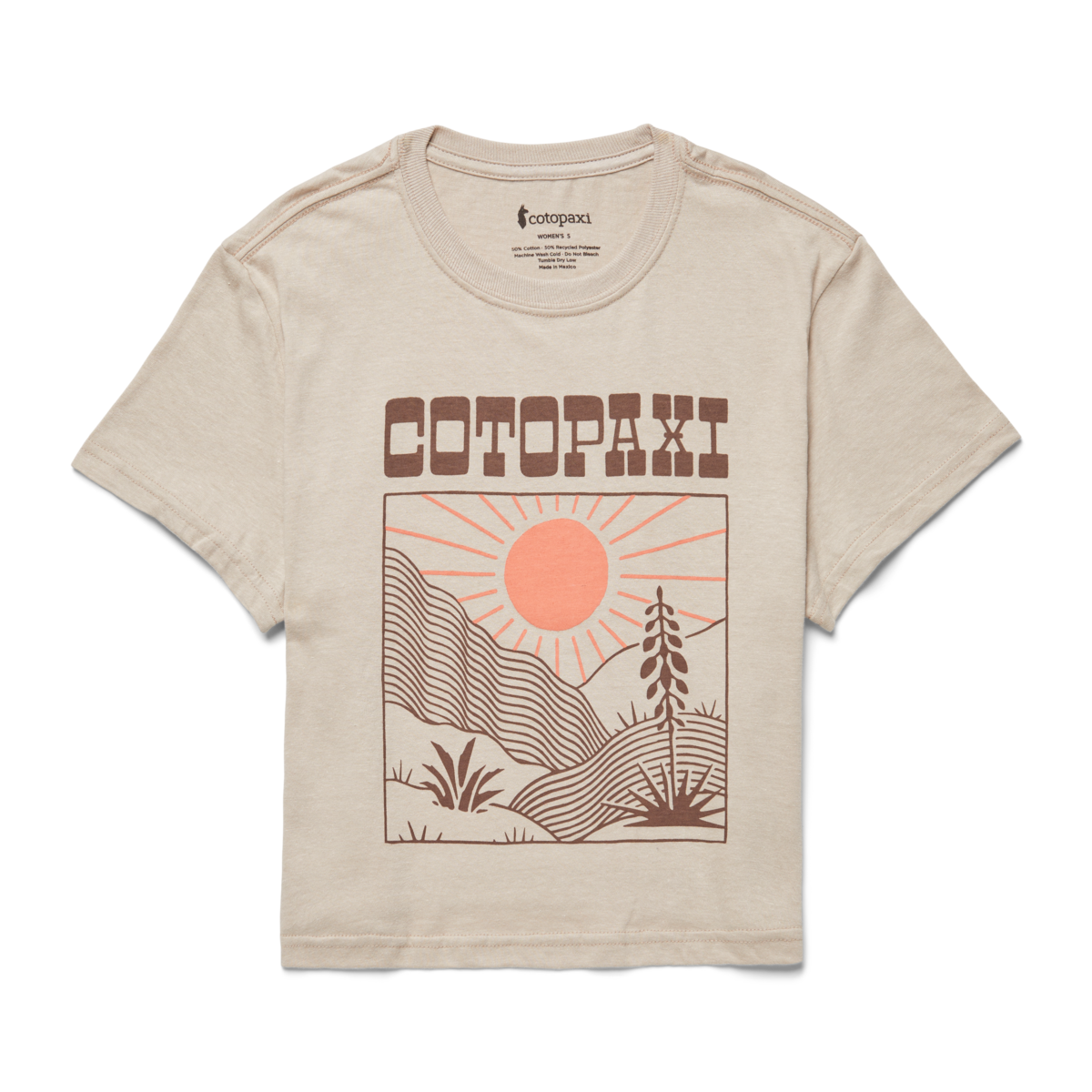Western Hills Crop T-Shirt - Women's, Oatmeal