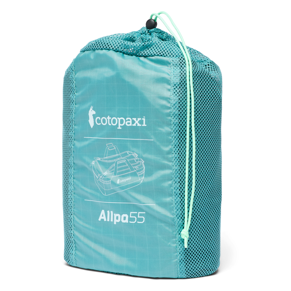 Allpa Getaway 55L Duffel, Blue Spruce/Abyss