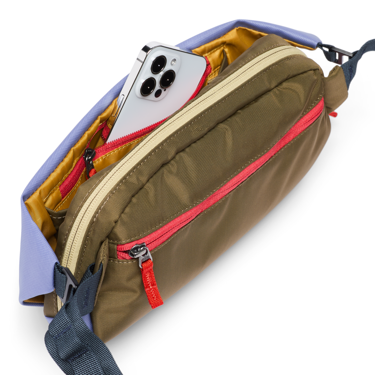 Coso 2L Hip Pack - Cada Día, Blue Smoke/Live Oak