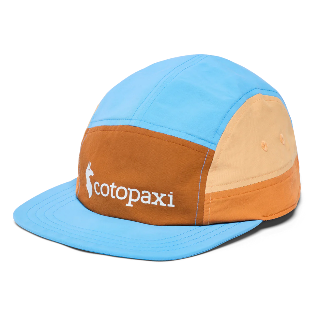 Cotopaxi Tech 5-Panel Hat, Sienna/Island
