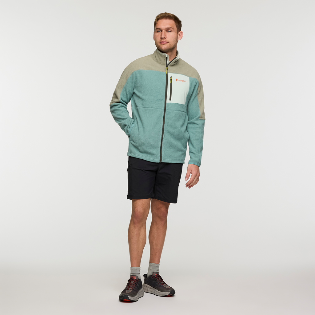 Abrazo Fleece Full-Zip Jacket - Men's, Brush/Bluegrass, Model Maxwell